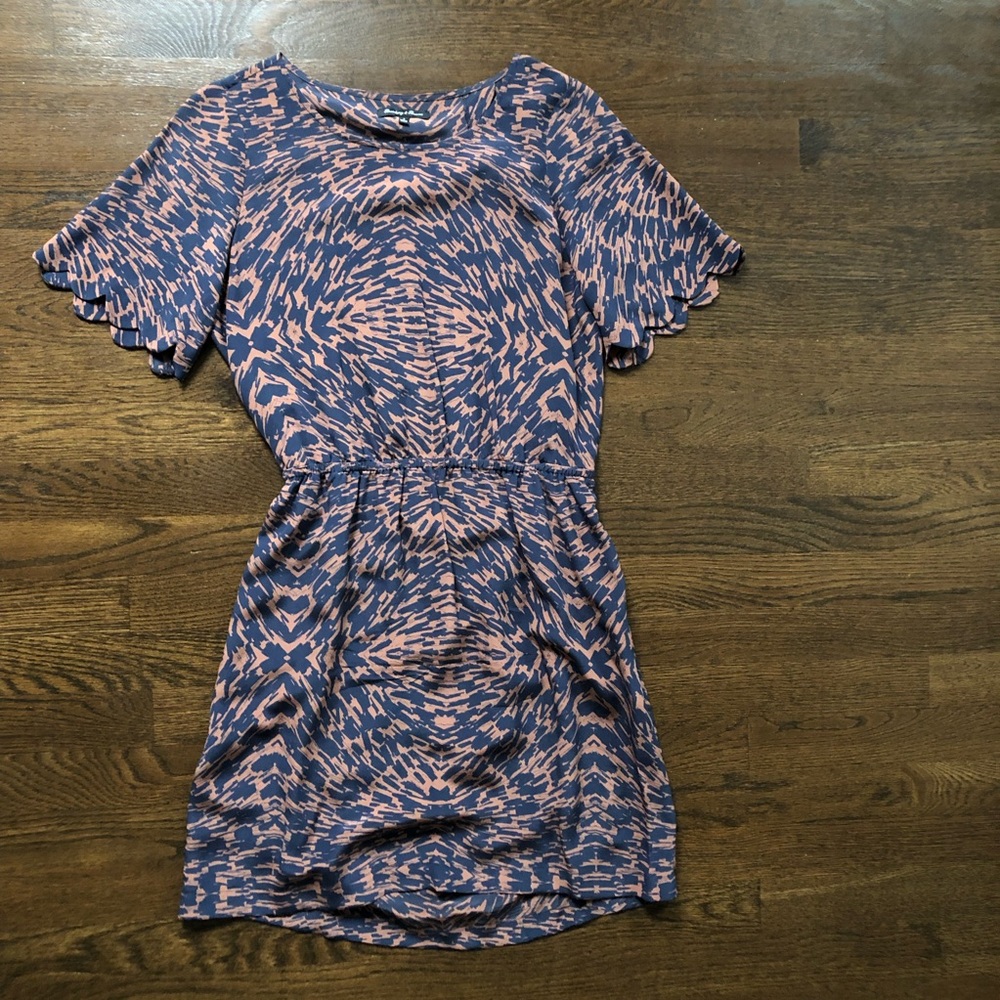 Madewell split back dress